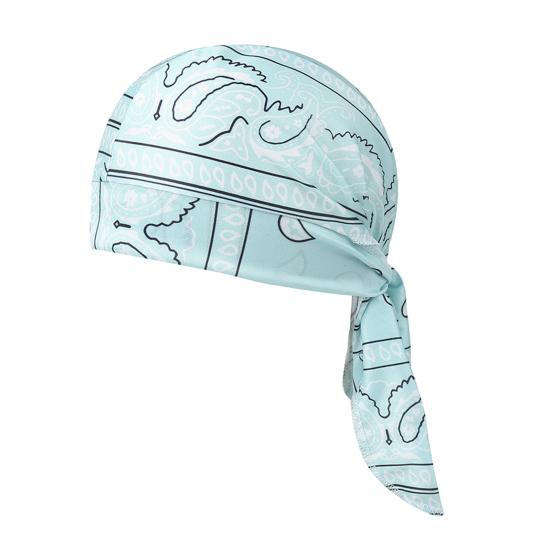 Void Studio Cooling Turban Hat Paisley Pattern Elastic Fit Adjustable Straps Headscarf Breathable Sweat-Wicking Fabric Outdoor Cycling F