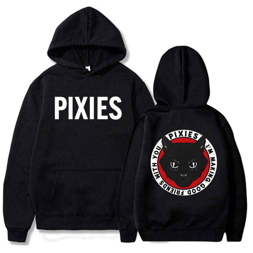 

Худи с принтом Tame Pullover Худи с графическим принтом группы Pixies Свитшоты с длинным рукавом Повседневная Уличная мода Унисекс Одежда для мужчин и женщин S