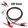 Universal Test Clips Pure Copper Multimeter Test Hook Clips Electrical Test Wires Gold Plated For Multimeter Testing Circuit Diy