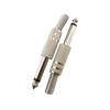 Headphone Plug 1/4" Mono Jack Adapter Soldering Audio Connector 6.35mm Male Jack 6.35mm Audio Plug
