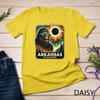 Bigfoot Arkansas Total Solar Eclipse 2024 Wearing Glasses T-Shirt Unisex T-shirt 4