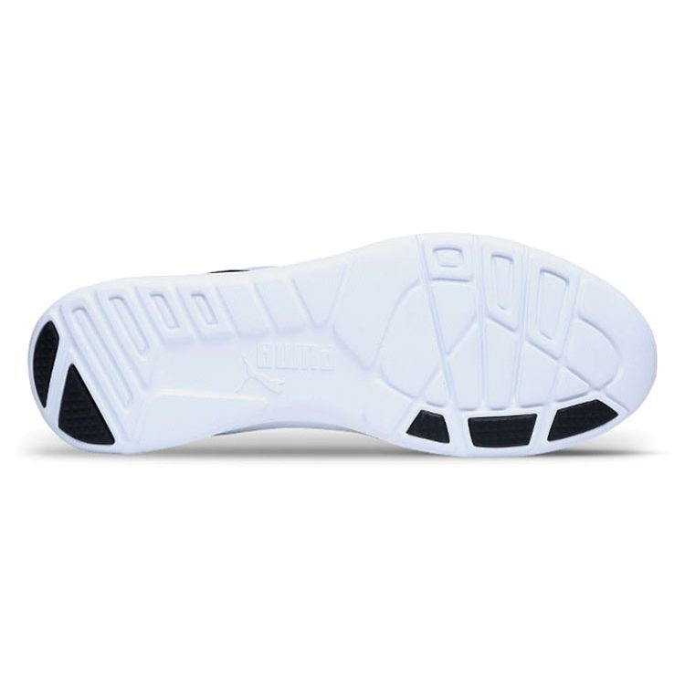 Puma Trax Lace-Up Mesh Fabric Non-Slip Breathable Low-Top Running Shoes Unisex Sneakers Black White 362543-01