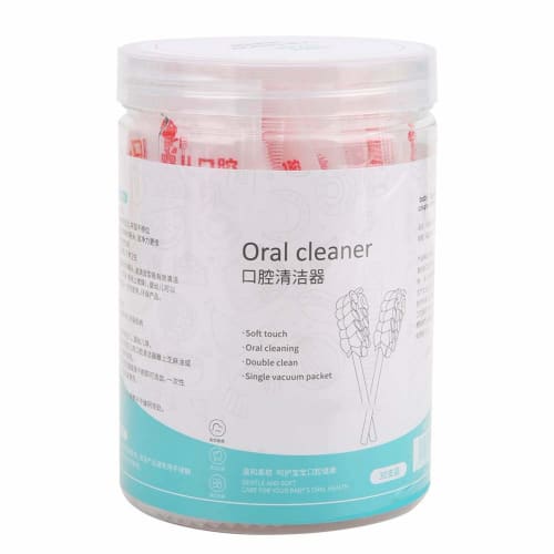 30 Pieces Baby Tongue Cleaner, Baby Oral Cleaner, Oral Cleaning Sticks, Dental Care for 0-3 Year Old Babies