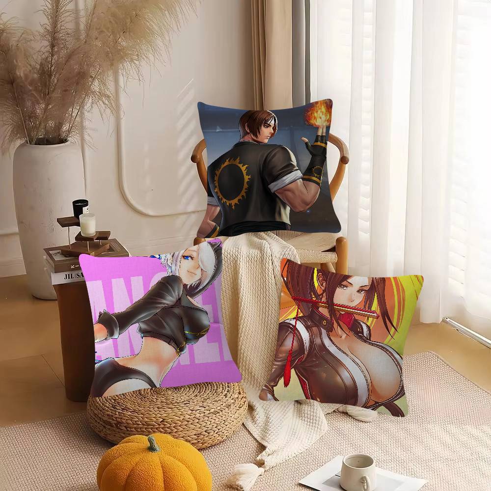 GAME The King Of Fighters Pillowcase Toon Gift Cushion Cover Bedroom Home Sofa Chair Seat Decor Pillow Case
