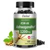 Cápsulas Premium de Ashwagandha KSM-66 1200mg para Suporte ao Relaxamento e Gerenciamento do Estresse 120 Cápsulas