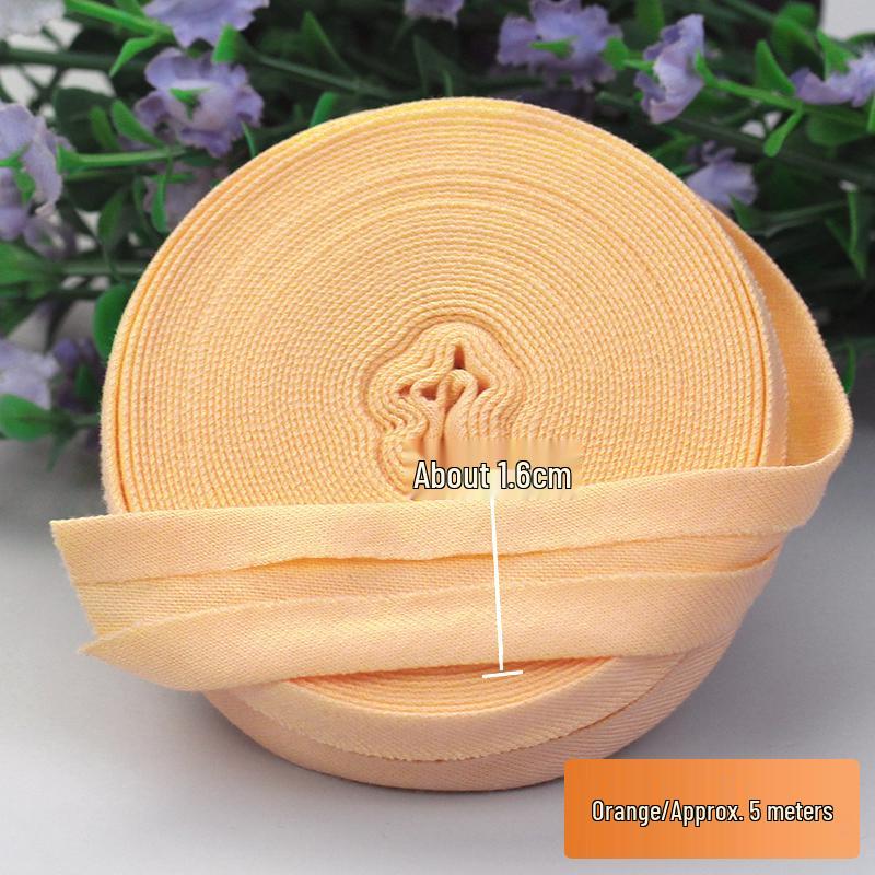 Elastic Cotton Knit Piping Tape for Baby Clothes and No-Iron Decoration