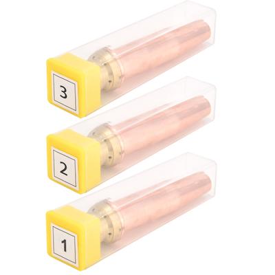 3 stk Propan Skjæredyse Isobarisk Gassbrennerdyse for Flammeskjæremaskin 0,9 mm 1,2 mm 1,5 mm