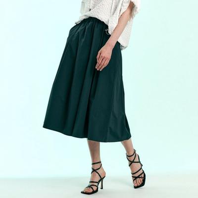 Pintuck Flare Banding Wide Culotte Pants Zc08ql400on