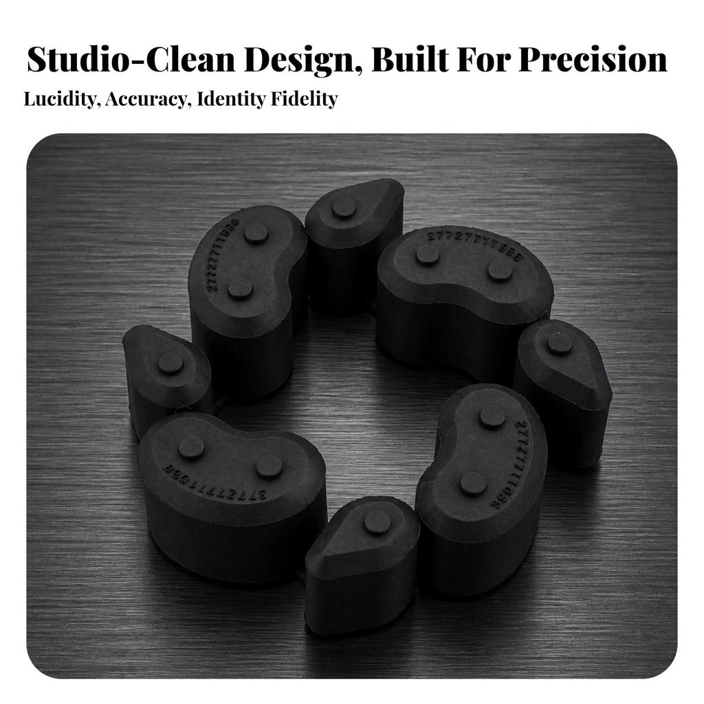 6 Pieces Hub Damper Direct Replacement Drivetrain Cushion Molded