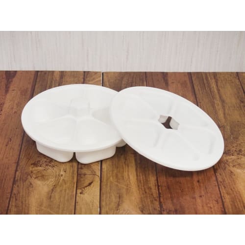 Fujipacks Hanbai (Made in Japan!) Onigiri Sennin (White) Onigiri Mold: Makes 6 Onigiri at a Time