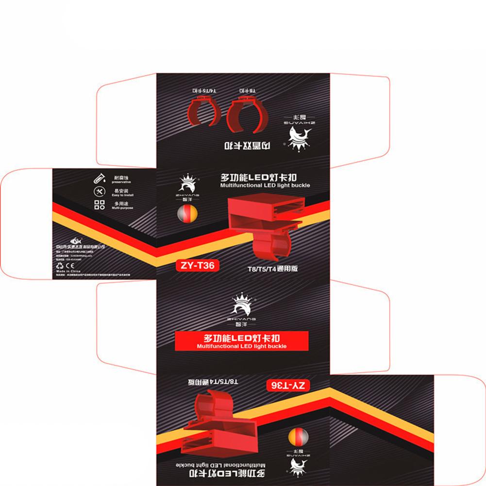 Led Lamp Clamp Fixed Lamp Tube Clip Fitting T4/t8/t5 Lighting Lights Aquarium Fish Tank Accessories