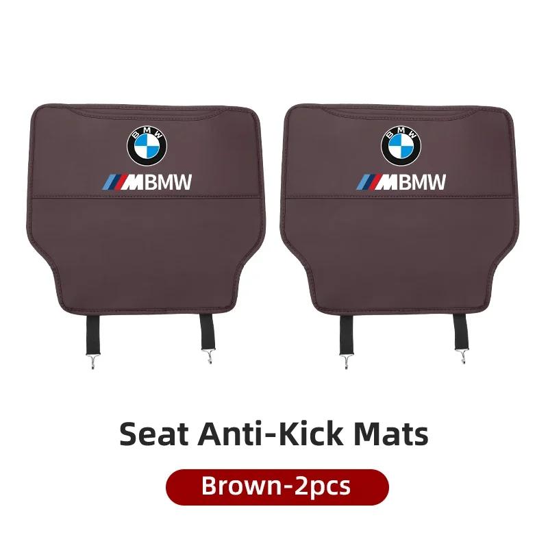 

New Car Seat Back Protection Anti-Kick Pad Rear Seat Organizer Storage Bag For BMW Motorsport X1 X3 X5 E39 E46 E90 F20 E60