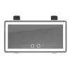 USB Interface Rechargeable Car Visor Mirror Personalized LED Car Vanity Mirror for Makeup Cosmetic Mirror with Light