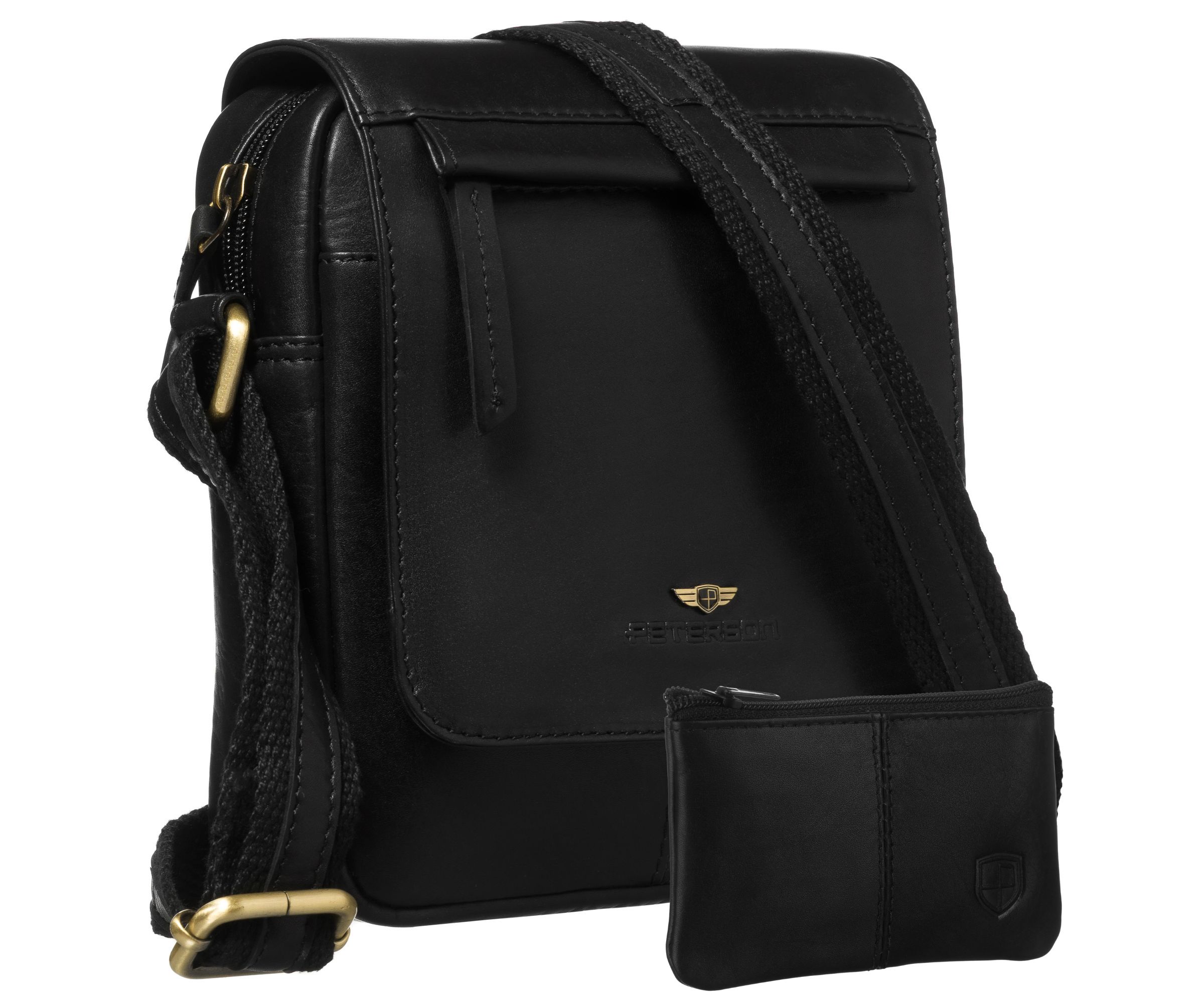 PTN 512-TUM-0550 Black Leather Bag