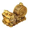 Copper Animal Golden Toad Pulling Wealth Three-legged Toad Ornament Home Office Decor