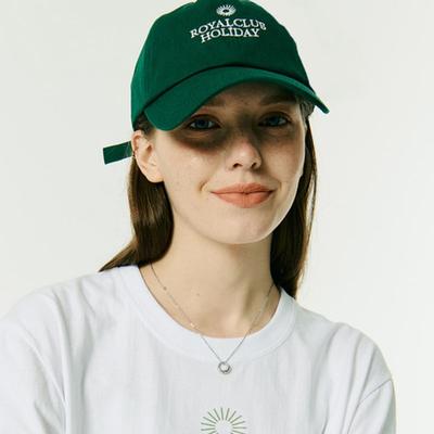ROYAL CLUB HOLIDAY Cappellino da baseball in cotone premium Royal Club Verde Scuro