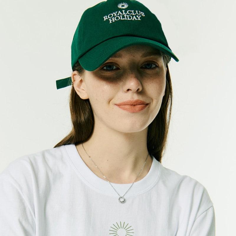 

ROYAL CLUB HOLIDAY Royal Club Premium Cotton Ball Cap Deep Green FREE
