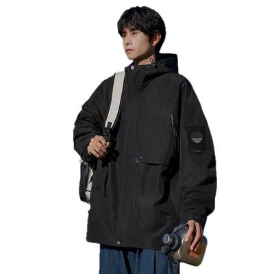 Amerikanische Softshelljacke Herren Frühling und Herbst Outdoor Winddichte Arbeitsjacke