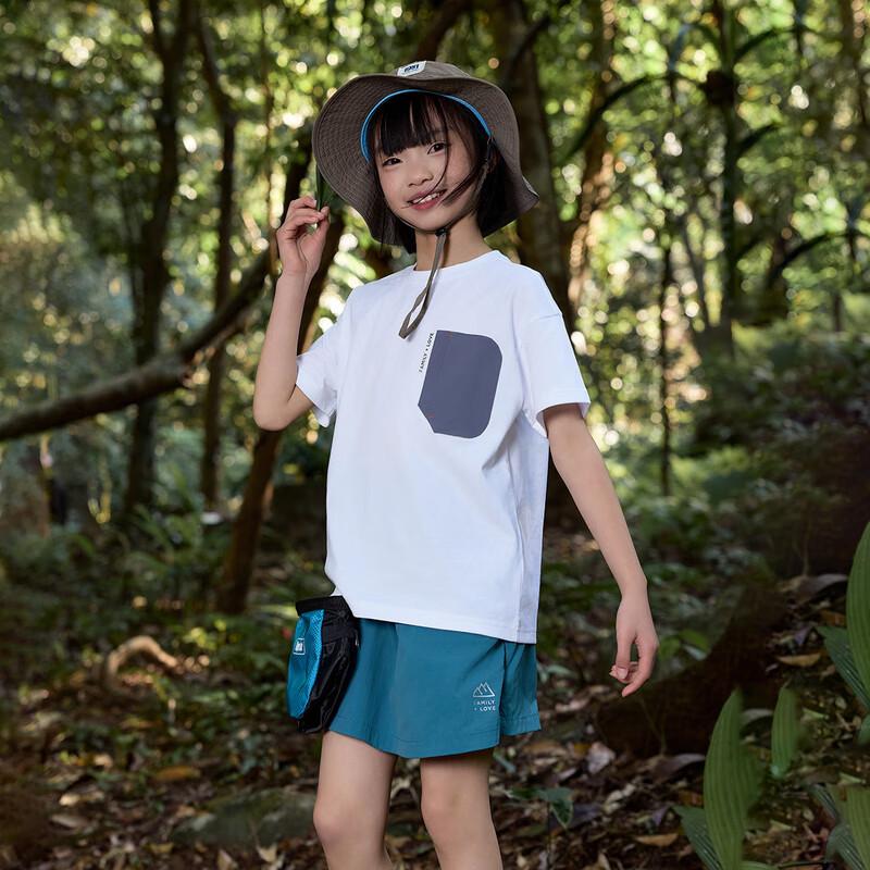 EBAER Kids  2025 Summer Pure Cotton Short Sleeve T-Shirt 130