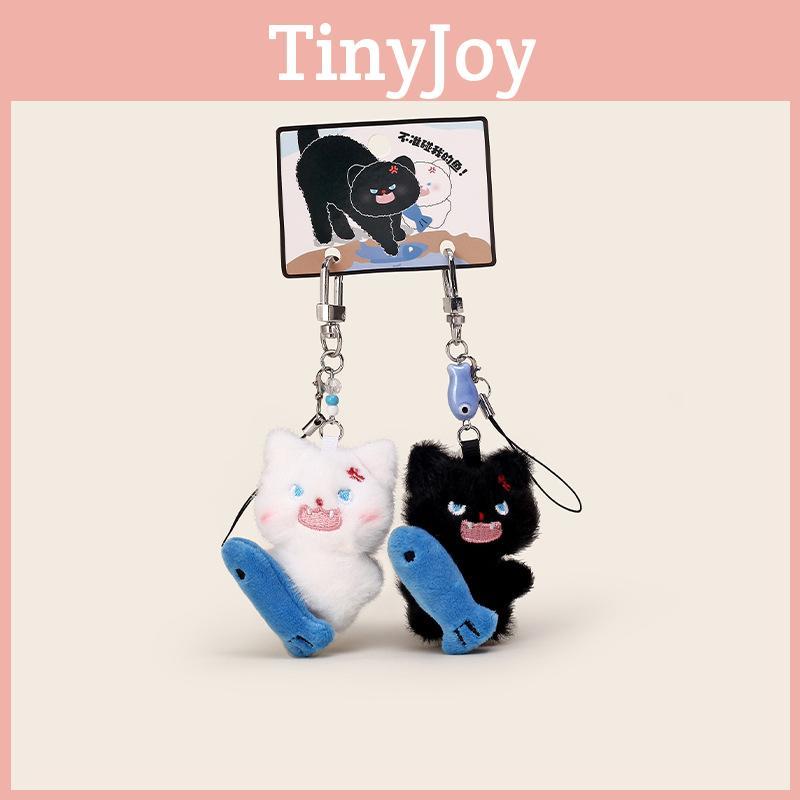 Fish Cat Plush Keychain With Cute Anime Style For Bags And Keys