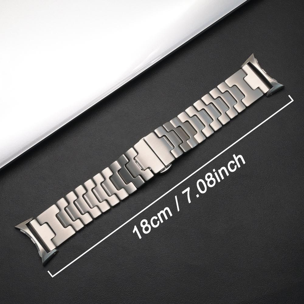 Replacement Strap For Google Pixel Watch 4 45mm/3 45mm H Type Metal Watch Band