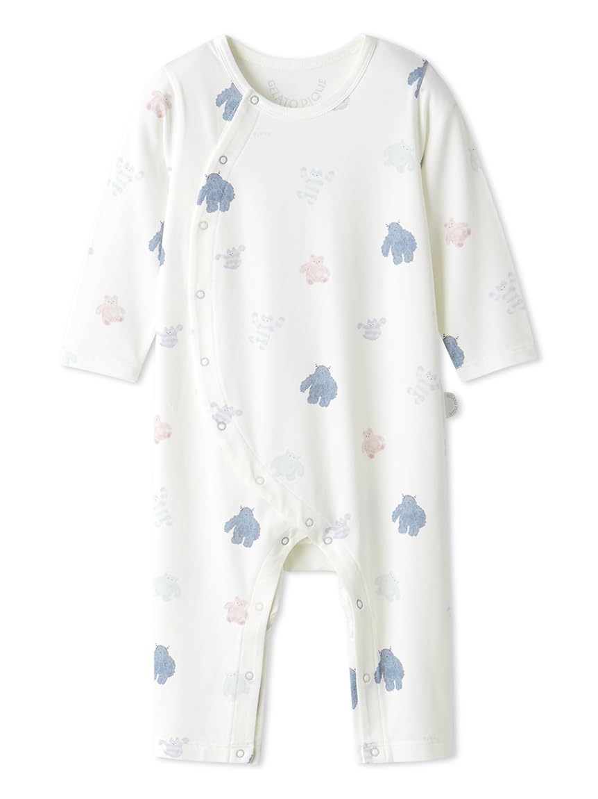 

Gelato Pique PIQUE MONSTER BABY Monster Print PBCO244480 OWHT 80 Romper,