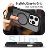 Built-In Invisible Kickstand for Magsafe Mag Safe Iphone 16E 16 E 15 Pro Max 14 Plus 13 12 14Pro 16Pro 15Pro Shockproof Black Phone Cover Accessories