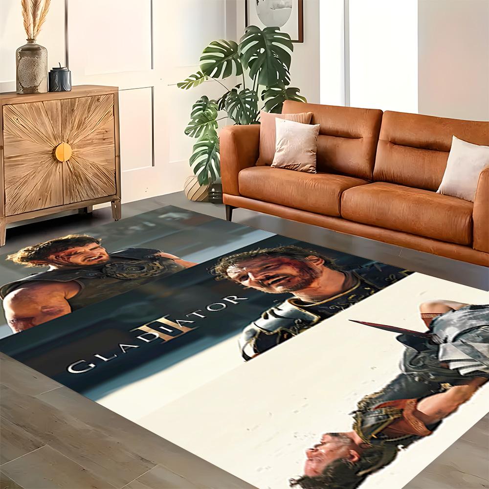 Gladiator's Final Stand Rug for Living Rooms, Bedrooms, Home Décor, and As Gifts.