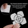 uxcell Survey Reflectors, 50mm Self-Adhesive Reflective Tape for Survey Marking, Total Station, White, 30 Pieces