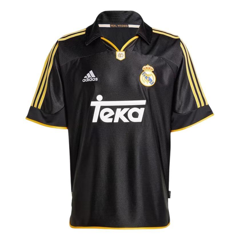 adidas Real Madrid 99/00 Away Jersey  Black  Men s JW1992 L