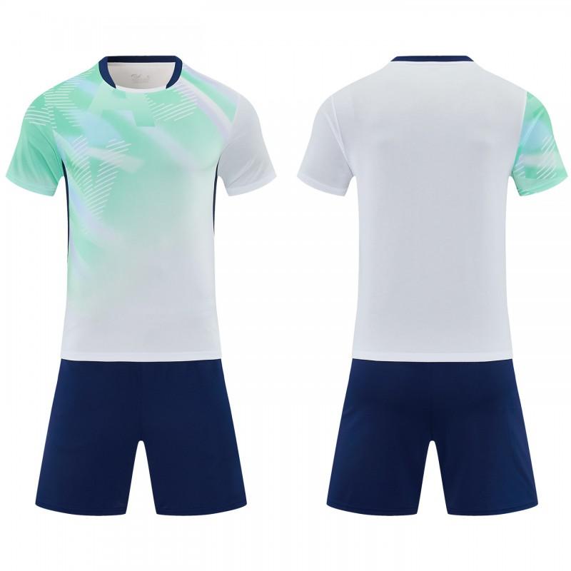 Breathable Perforated Mesh Badminton Training Set Short Sleeve Sportswear Men Women Adults