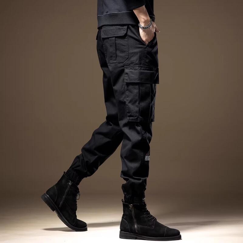 Men's Loose Fit Multi-Pocket Cargo Joggers