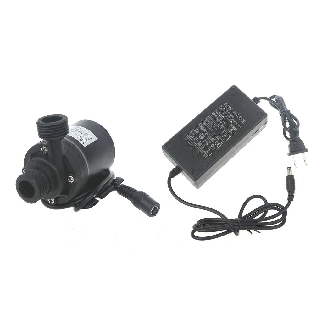 DC/12V Submersible Water Pump Ultra-Quiet Brushless Motor Water Circulation Pumps for Solar Water Circulation System