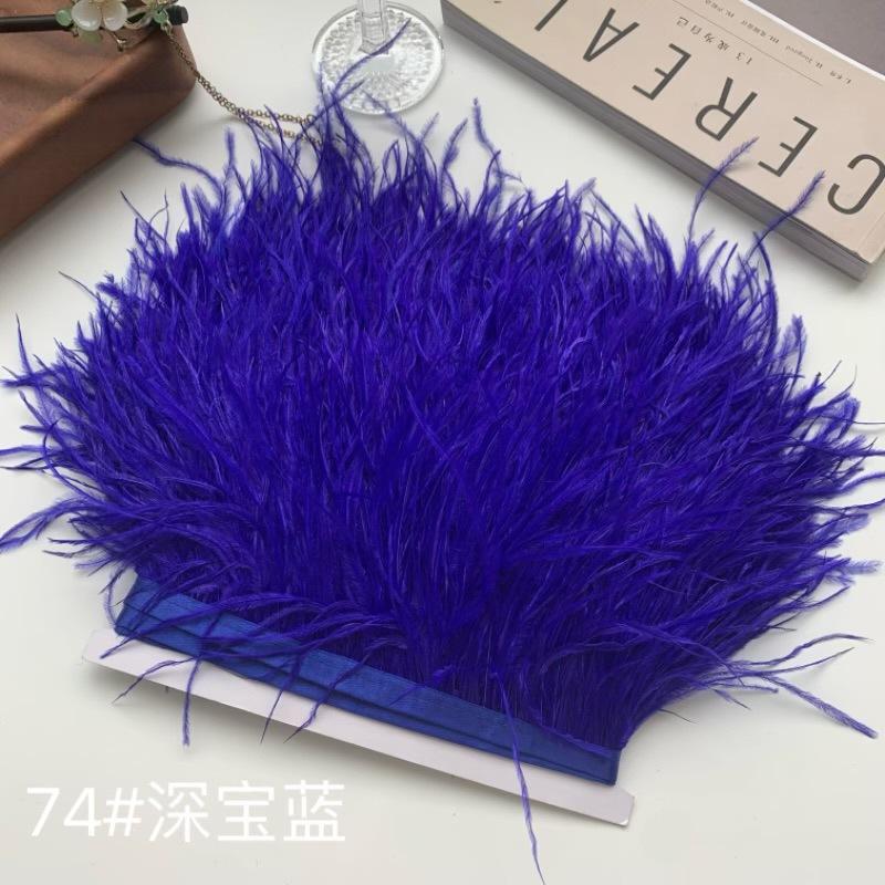 Ostrich Hair Cloth Edge 10-15Cm Clothing Accessories Diy Skirt Decoration Dress Neckline Cuffs Feathers