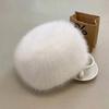 Fur Hat Women Warm Snow Ski Cap Female Fluffy Faux Fur Bucket Hat Thick Winter Outdoor Earwarmer Windproof Ear Protect Caps