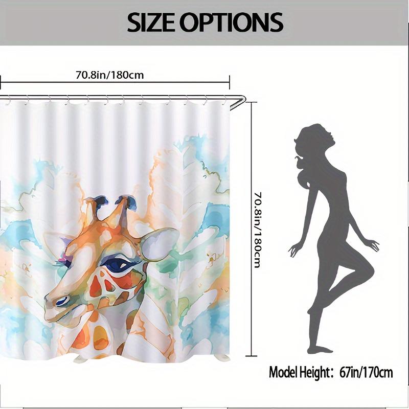Tropical Oasis Shower Curtain - Multi-Style Bath Decor, Perfect for Those Who Love Nature-Inspired and Practical Designs