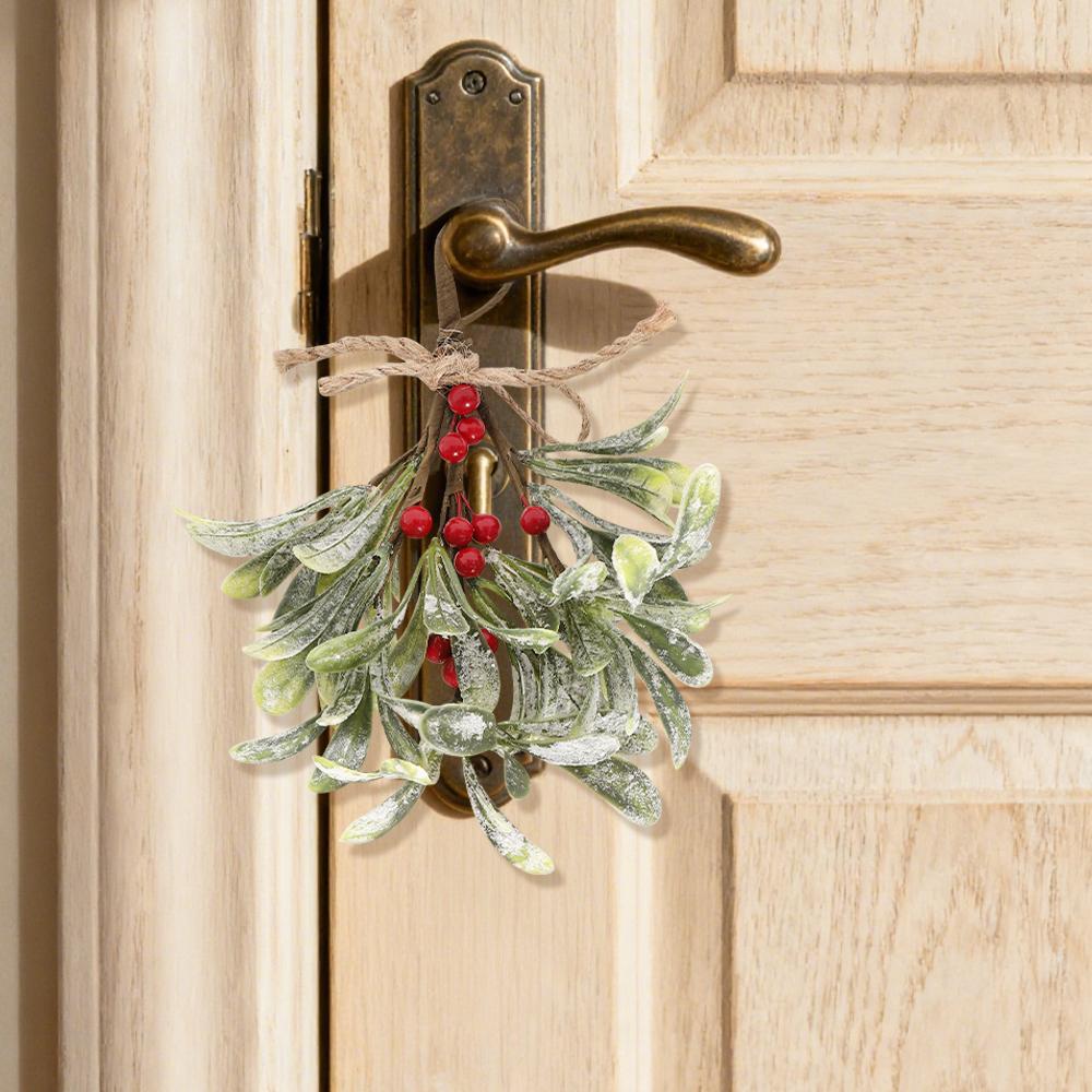 1Pcs 22CM Artificial Plant Pendant Christmas Tree Decoration for Home Decor New Year 2026 Ornament Navidad DIY Gifts Accessories