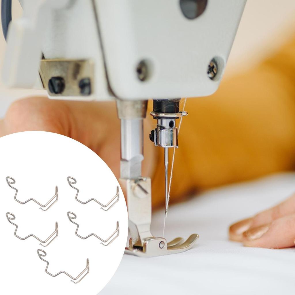 5Pcs Sewing Machine Finger Guard Metal Practical Universal Fit Accessory Enhanced Security for Industrial Sewing Machine Sewer