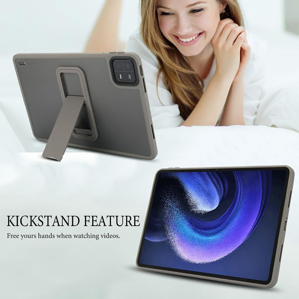 For Xiaomi Pad 6/Pad 6 Pro Case with Kickstand TPU+PC Skin-Touch Tablet Cover