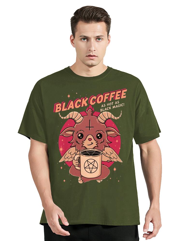 

Evil Satan Tops Lucifer Goat Cotton T-Shirt Printing T Shirt Oversized Clothing Fitness Streetwear tshirt Unisex Tops Tees 3XL