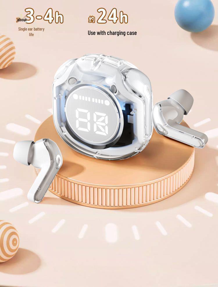 Transparent TWS Bluetooth Earphones Air39 - Hot Selling Crystal Earbuds