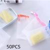 50Pcs with Drawstring Bath Foaming Mesh Bags Hangable Shower Gel Saver Pouch  Exfoliating