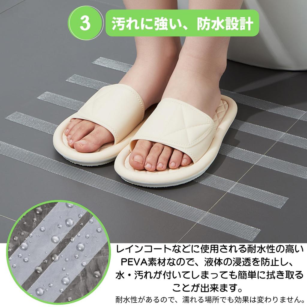 Treppe aus PEVA und für und Verhindert und Schützt Haustiere und Innen-Etagenbett und Mehr Breit x 5m Anti-Rutsch-Band, Transparent, Rutschfestes Material, Weich,