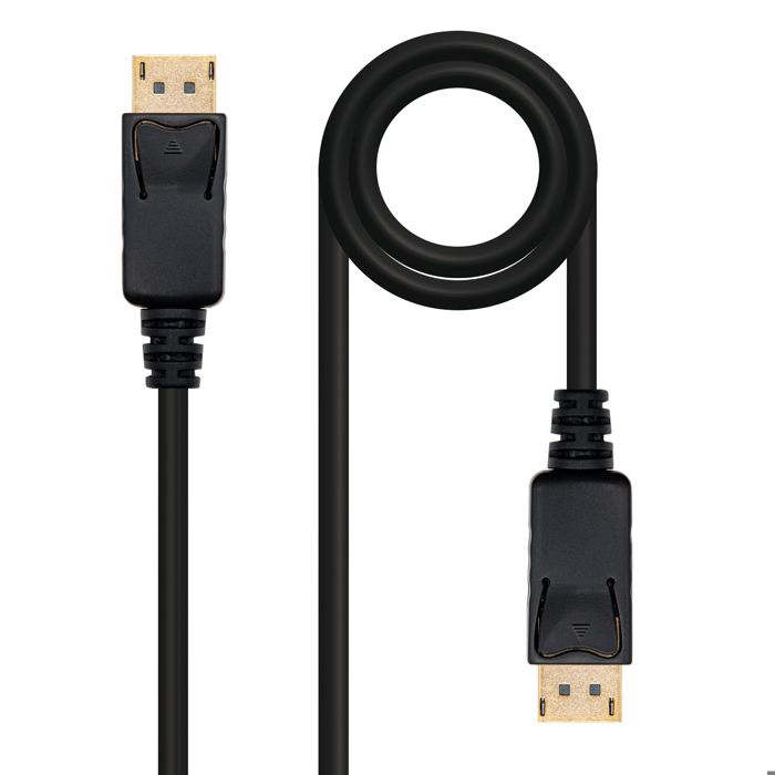 Nanocable 10.15.2302, 2 M, DisplayPort, DisplayPort, Mâle, Mâle, Or