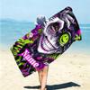 Personalized Electric Arcane Dance Beach Towel Microfiber Beach Towel Thin Absorbent for Beach Swimming Yoga Bath Sports. 091053