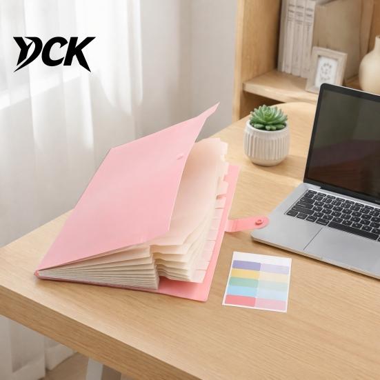 Durable School Document Case Expanding File Folder, Waterproof PP A4 Letter Size Portable Holder for Students Organizer, Receipt Organizer And Office