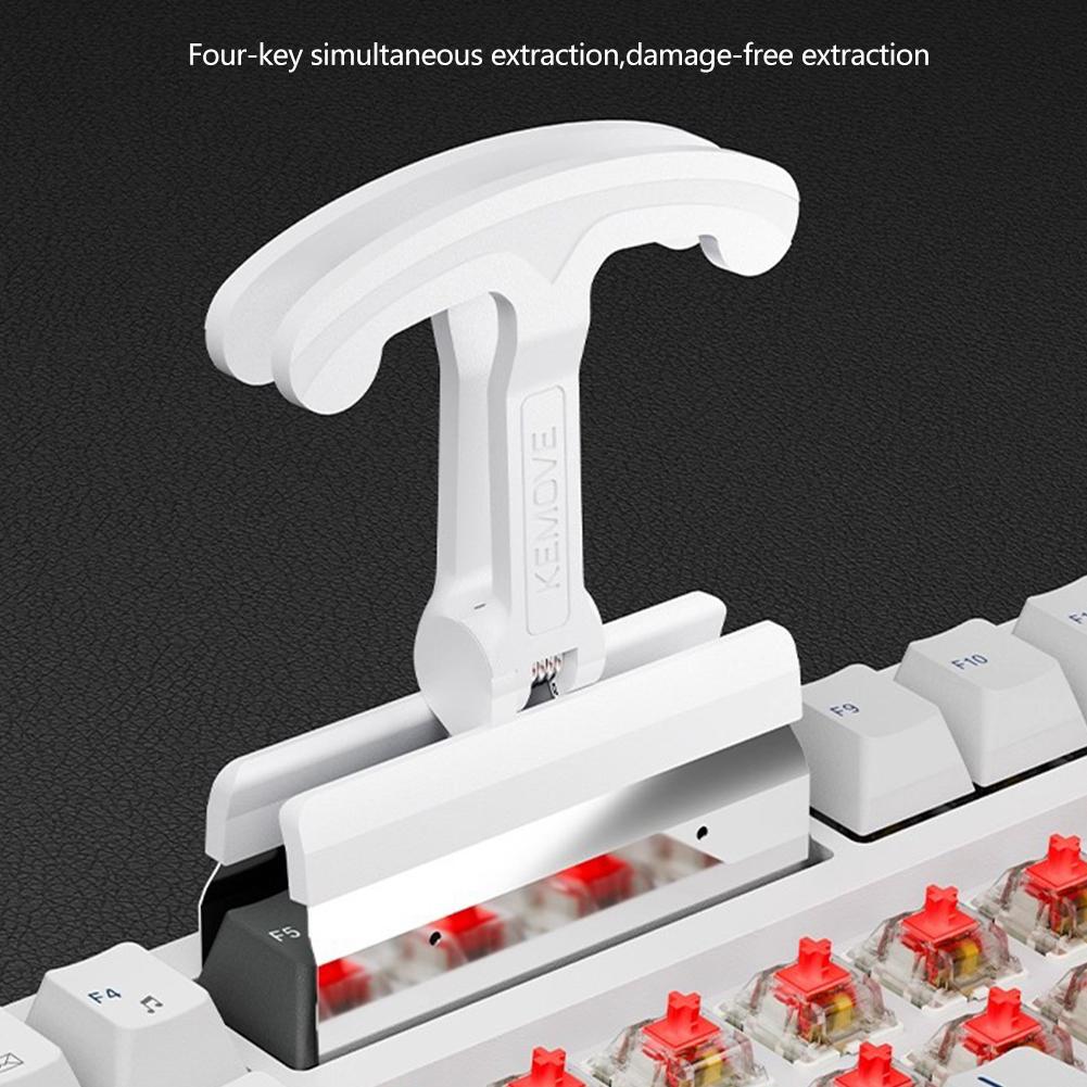 Universal Keycap Puller Key Removal Tool Key Caps Remover For Mechanical Keyboard Removing Tools Four Keys At The Same Time