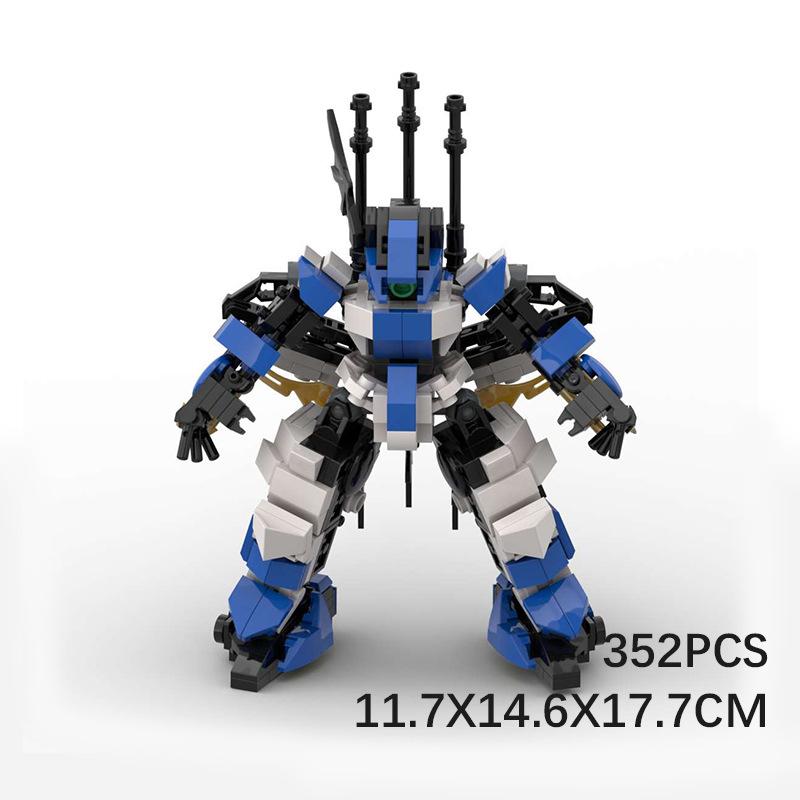 M Building Block Is Compatible With Lego, Attack And Kill Mobile Team Creative Assembly Battle Robot Toy Building Block Ornament Set