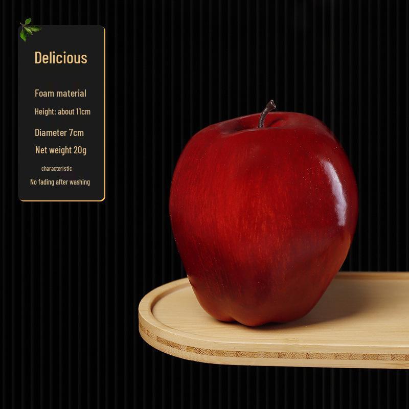 Modelli di Frutta e Verdura in Schiuma: Mele Finte Realistiche, Manghi, Arance, Banane per Decorazione e Oggetti di Scena Educativi.