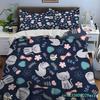 Cute Cartoon Cats Print Bedding Set Duvet Cover 1 Duvet Cover 2 Pillowcases Adult And Children Bedding Set Luxury Comforter Set